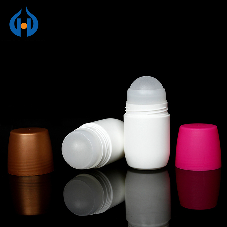 P1055 50ml Plastic Deodorant Roll on Bottle in New Design Hot Sale
